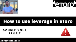 How to use leverage in etoro [upl. by Hollis]