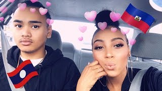 Interracial couple tag ft Jaymiah lano  Laos x Haiti  DMTLBEAUTY [upl. by Walt]