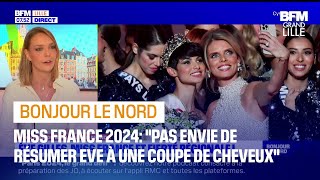 Miss France 2024 couronnement dEve Gilles la fierté régionale [upl. by Ennovy]