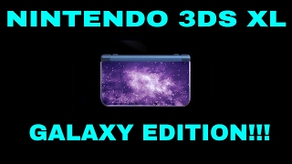 NINTENDO 3DS XL GALAXY STYLE REVIEW AND GAMES [upl. by Culver]