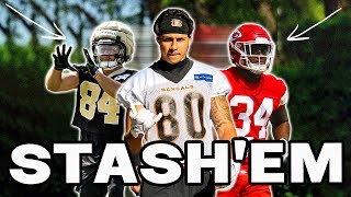 Stash these 10 Training Camp Stars in Dynasty Football [upl. by Ecyor]