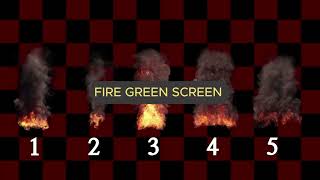 Huge fire green screen overlay effects [upl. by Ayotna]