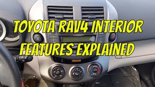 Toyota Rav4 Interior Features Explained [upl. by Ayotaj]