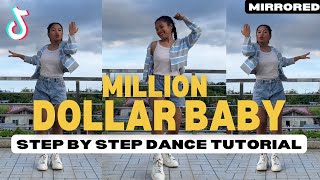 ‘MILLION DOLLAR BABY’ TikTok Dance Tutorial Step by Step  Ana Bensig [upl. by Fotina]