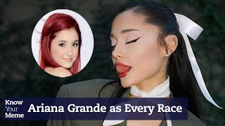 Is Ariana Grande RaceFishing  Know Your Meme [upl. by Lissak]