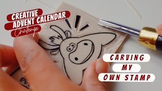 MAKING MY OWN STAMP ✧ CREATIVE ADVENT CALENDAR EP224 [upl. by Ahsinev14]