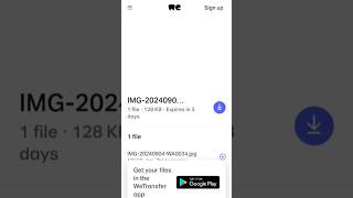 How to download Any files from WeTransfer wetransfer [upl. by Nauqaj]