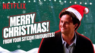 Sitcom Christmas Nostalgia ft Friends The Office The Big Bang Theory Brooklyn NineNine [upl. by Karas]