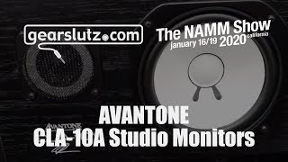 Avantone CLA10A active studio monitors  Gearslutz  NAMM 2020 [upl. by Rockwood]