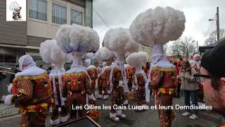 Les Gilles les Gais Lurons et leurs Demoiselles  Laetare 2023  ChapelleLezHerlaimont  dimanche [upl. by Lamrej]