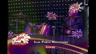 JUAN PABLO MANZANERO UNEME CON ARTURO FORZAN EN LA BATERIA [upl. by Ardnayek]