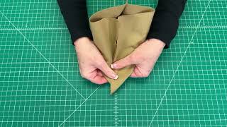 How To Box Out The Corners Of The Magic 2 Seam Tote Bag [upl. by Nuoras233]