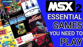 The Best MSX2 Games That You Must Play retrocomputing msx msx2 [upl. by Levana272]