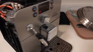 Gaggia Brera espresso  coffee machine Troubleshooting  pump failure sounds [upl. by Nauqet]