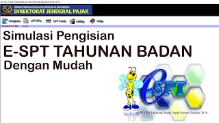 Tutorial Pengisian e SPT Tahunan Badan 1771 eSPTTahunanBadan eSPT1771 SPTTahunan DJP [upl. by Hibbs382]