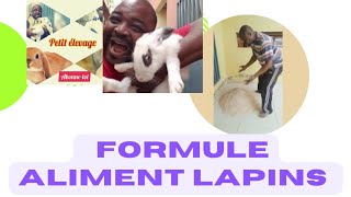 formule pour fabriquer laliment du lapin un bonus [upl. by Naoj888]