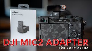 DJI MIC2 Adapter für Sony [upl. by Yaffit]