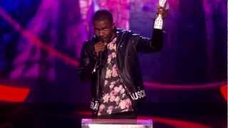 Frank Ocean Wins The International Male Award  BRITs 2013 [upl. by Lainey]