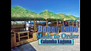 BAHAY KUBO FOR SALE MADE TO ORDER CALAMBA LAGUNA [upl. by Rufina]