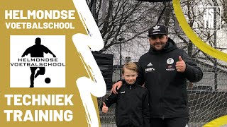 Helmondse Voetbalschool 1  Techniektraining [upl. by Wolenik]