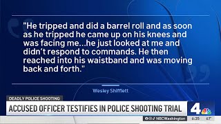 Accused former police officer testifies in Tysons police shooting trial  NBC4 Washington [upl. by Nnad887]