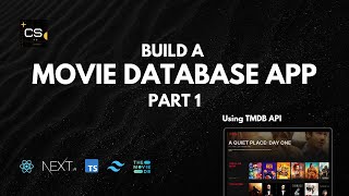 Build a Movie Database App with TMDB API 2024  Part 1 [upl. by Matheny]