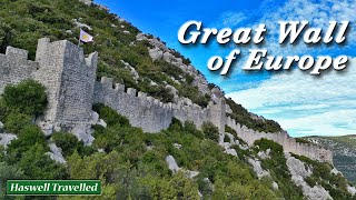 Exploring the Walls of Ston in Croatia  Great Wall of Europe 4K [upl. by Shore570]