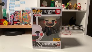 NEW FNAF 10 YEAR ANNIVERSARY PUPPET FUNKO POP REVIEW [upl. by Argile]