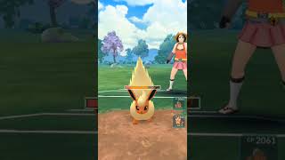 Hariyama vs Flareon pokemongo [upl. by Macmahon]