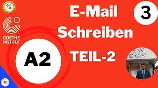 Goethe Zertifikat A2  Mail Schreiben [upl. by Kacey740]