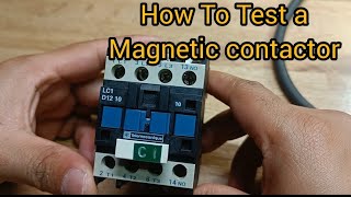 How To Test a Magnetic contactor  Electrical Rohit [upl. by Blackburn]