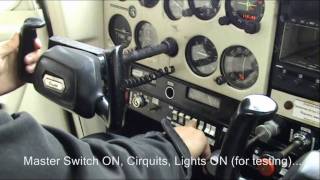 Cessna 152 cockpit flight training startup preflight takeoff climb [upl. by Porush]