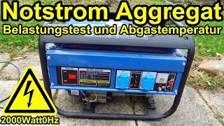 3kW Notstrom Aggregat im Test [upl. by Hasty]