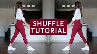 Shuffle Tutorial Basics Running Man T Step and Variations [upl. by Matthew325]