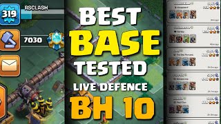 Bh 10 Base Link After Update  Builder base 20 Base 2023  New Trophy Base builder hall 10 [upl. by Roderic]