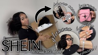 Huge SHEIN Accessories Haul 20 items jewelry bags cases shoes  more links in description🫧💌 [upl. by Kenon]