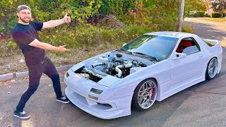 My FC RX7 is FINALLY BACK TOGETHER FULLY BUILT 13B [upl. by Rutan]