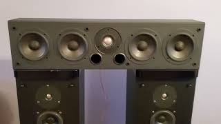 Polk Audio CS350LS Center Channel Demo [upl. by Emarie740]