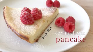 Deep Dish Cream Cheese Pancake  Keto Low Carb [upl. by Salis]