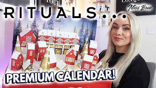 RITUALS PREMIUM ADVENT CALENDAR UNBOXING 2023 Winter Wonderland Lightup Village✨ MISS BOUX [upl. by Ecirrehs]