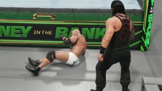 Goldberg VS Roman Reigns WWE Money in The Bank 2K19 wwe shortsvideo [upl. by Philbo748]