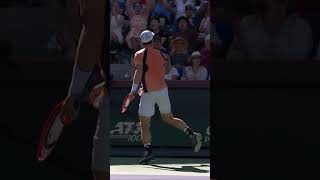 Vintage Andy Murray vs Andrey Rublev  Indian Wells Highlights [upl. by Elleirad337]