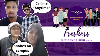 Freshers introduction 202122 trailer  MIT Bengaluru [upl. by Porter]