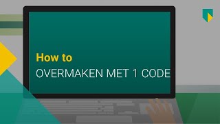 Inloggen en geld overmaken met één code [upl. by Cole]