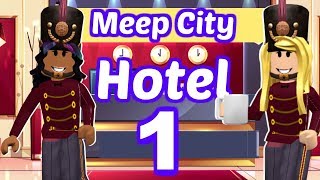 The Meep City Hotel Grand Opening Roblox Roleplay Story [upl. by Sivatco366]