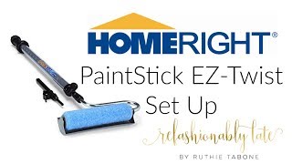 HomeRight EZTwist PaintStick Set Up [upl. by Naiditch]