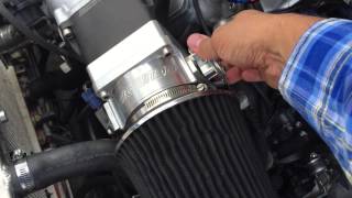 Installing a 90mm throttle body on the Ram RT [upl. by Ahsyle]