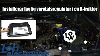 Installationsfilm Varvtalsregulator VersionH  Laglig Atraktor med alla växlar [upl. by Aihtenak34]