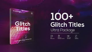 نصوص وعناوين جلتش للادوبي بريمير  Glitch Titles for Premiere Pro [upl. by Ytsirhk209]