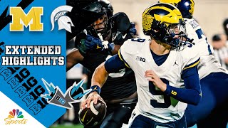 Michigan vs Michigan State  EXTENDED HIGHLIGHTS  10212023  NBC Sports [upl. by Cecilla686]